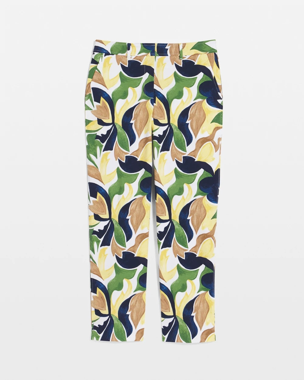 Emme Straight Mod Cropped Pants Alabaster - Chico's
