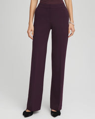 Emme Wide-Leg Trouser Ponte Pants Night Bloom - Chico's