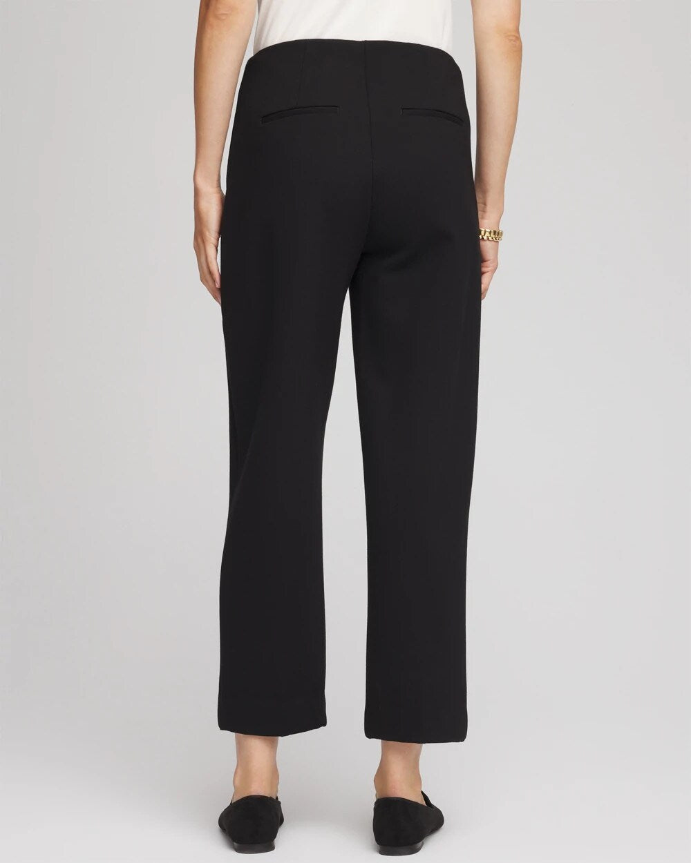 Juliet Relaxed Tapered Ankle Pants Black - Chico's