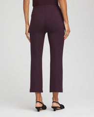 Juliet Feathered Flared Cropped Pants Night Bloom - Chico's