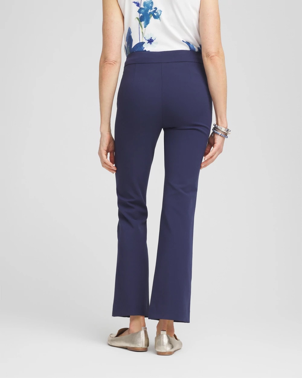 Lightweight Juliet Kick Flare Pants Passport Blue - Chico's