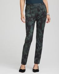 Brinkly Blur Juliet Slim Ankle Pants Black - Chico's