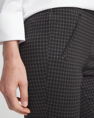 Juliet Tonal Check Pants Black - Chico's