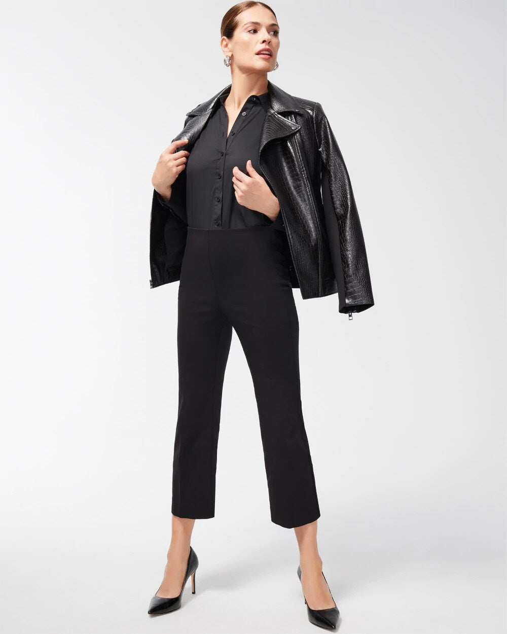 Juliet Kick Flare Pants Black - Chico's