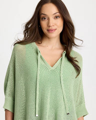 Avocado Artistry Open Knit Poncho Avocado Artistry - Chico's