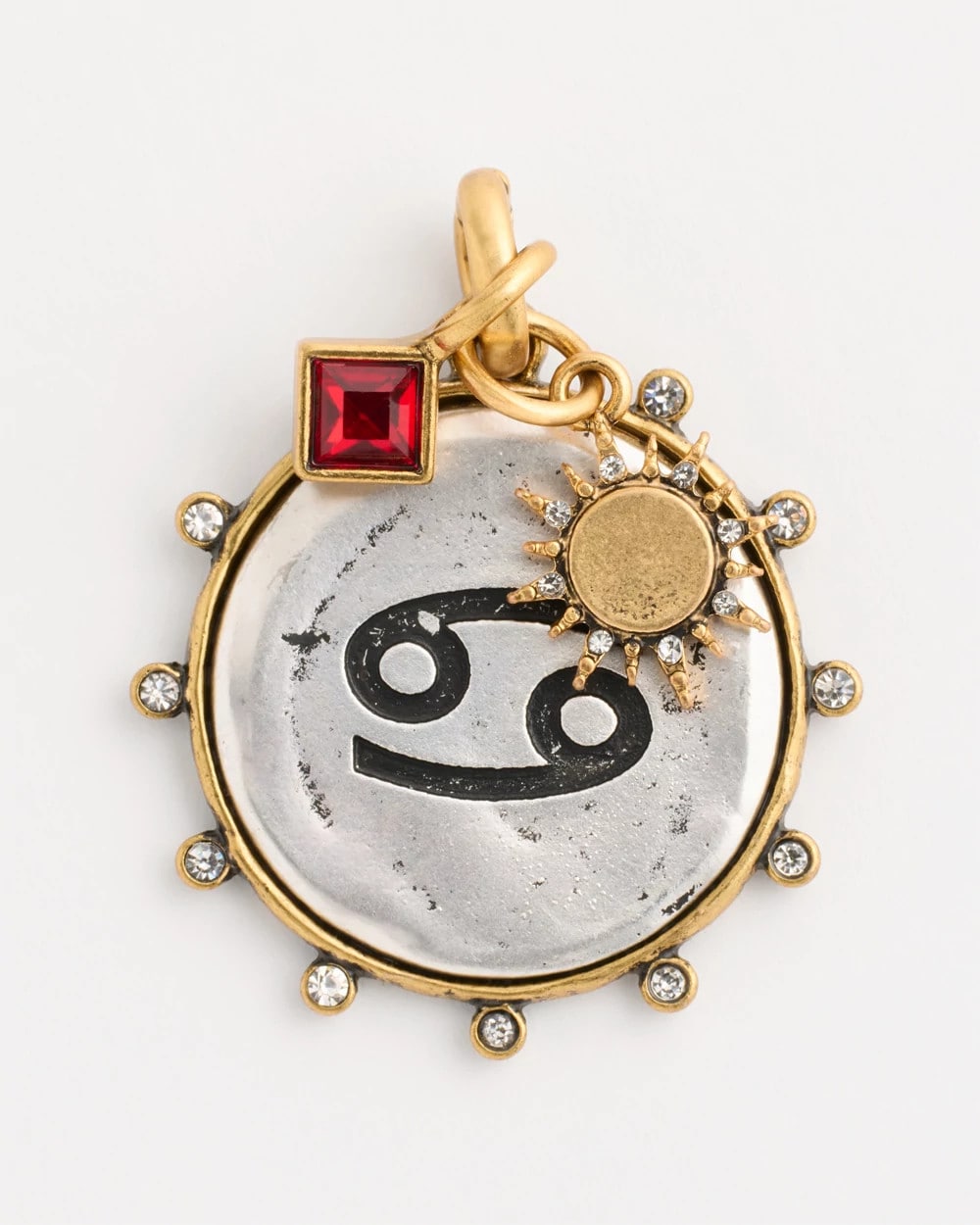Cancer Zodiac Charm Pendant Mixed Metals - Chico's