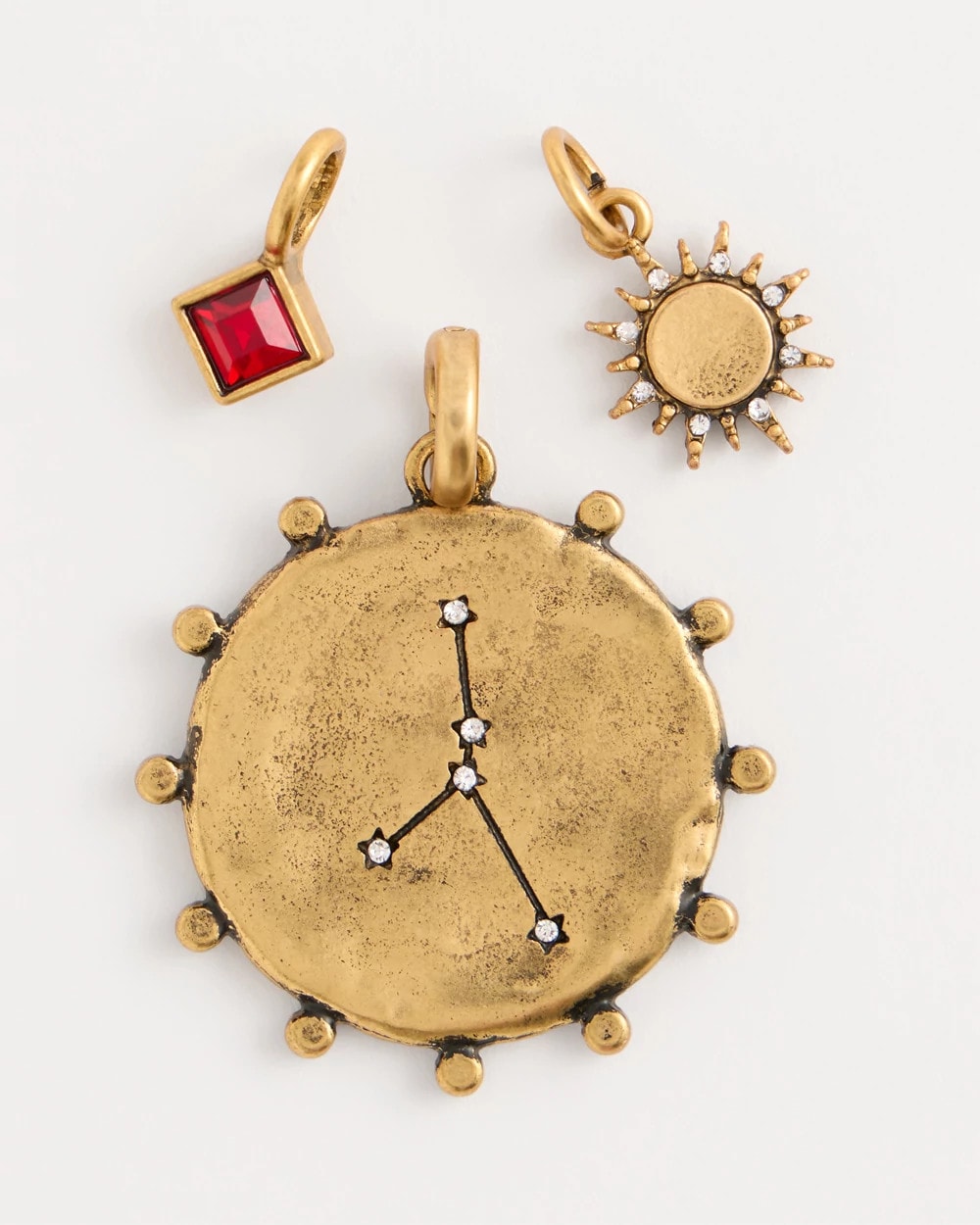 Cancer Zodiac Charm Pendant Mixed Metals - Chico's