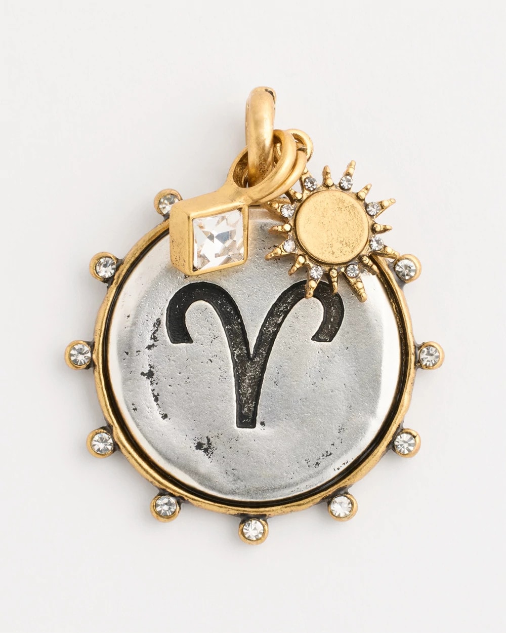 Aries Zodiac Charm Pendant Mixed Metals - Chico's