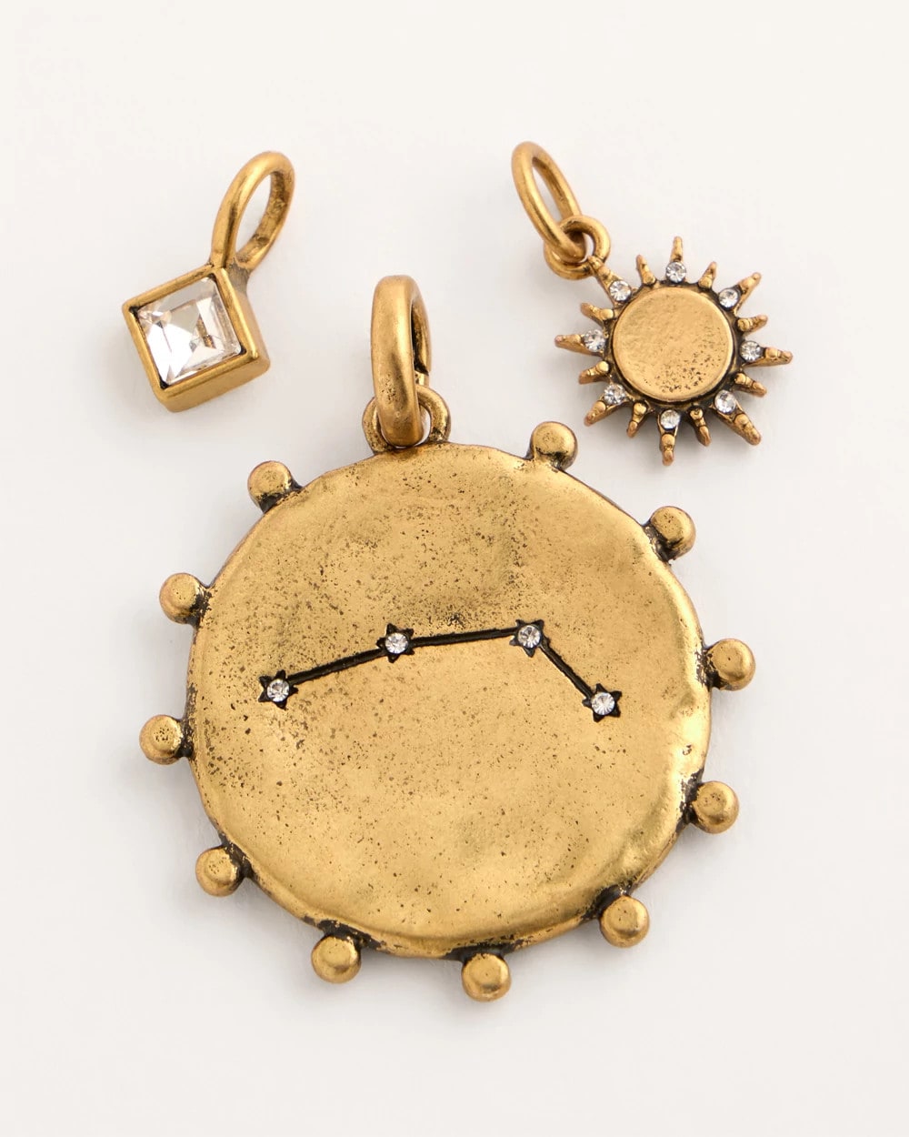 Aries Zodiac Charm Pendant Mixed Metals - Chico's