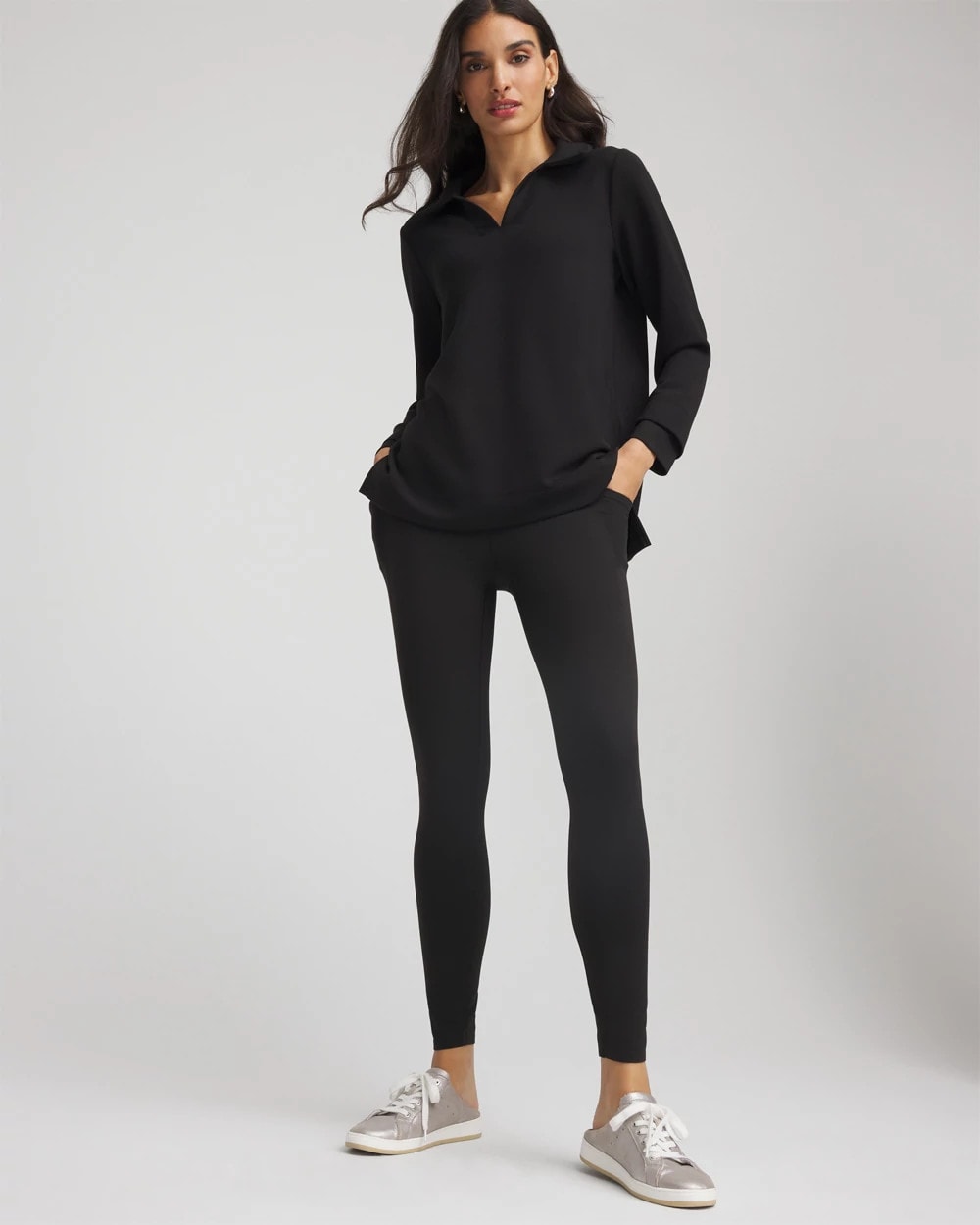 Zenergy® UPF Soft-Stretch Leggings Black - Chico's