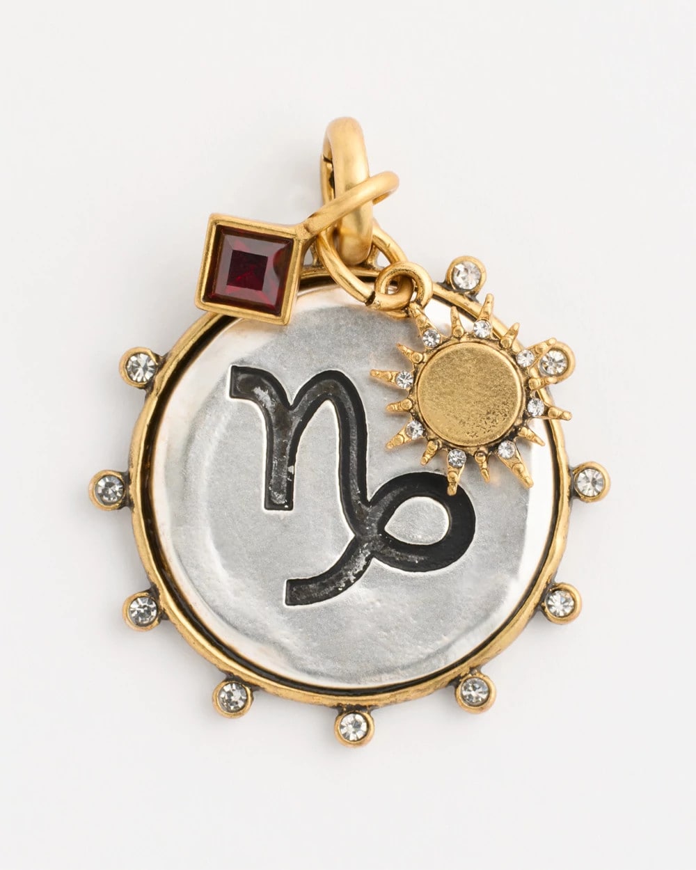 Capricorn Zodiac Charm Pendant Mixed Metals - Chico's