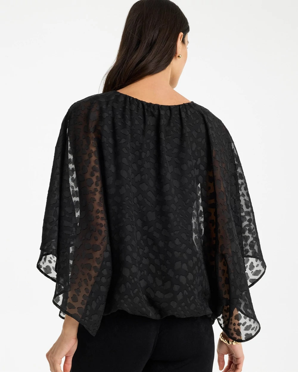 Travelers™ Bubble Hem Top Travelers Black - Chico's