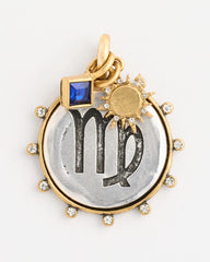 Virgo Zodiac Charm Pendant Mixed Metals - Chico's