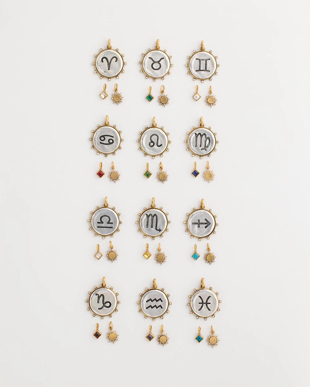 Virgo Zodiac Charm Pendant Mixed Metals - Chico's