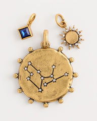 Virgo Zodiac Charm Pendant Mixed Metals - Chico's