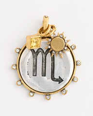 Scorpio Zodiac Charm Pendant Mixed Metals - Chico's