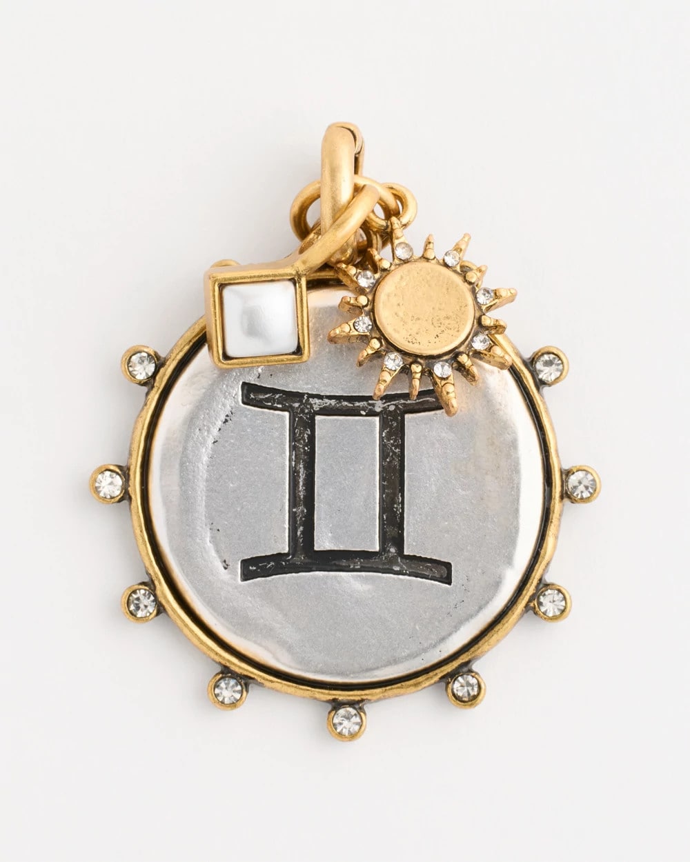 Gemini Zodiac Charm Pendant Mixed Metals - Chico's
