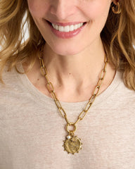 Gemini Zodiac Charm Pendant Mixed Metals - Chico's