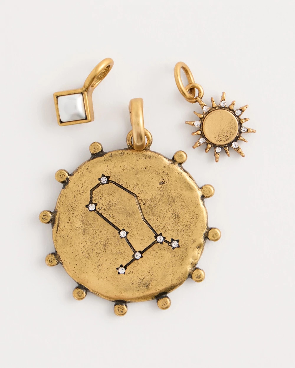 Gemini Zodiac Charm Pendant Mixed Metals - Chico's
