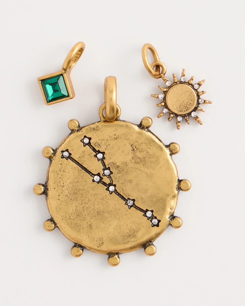 Taurus Zodiac Charm Pendant Mixed Metals - Chico's