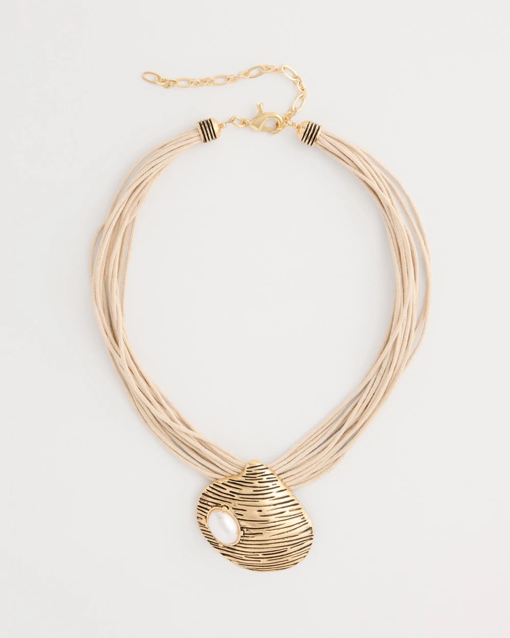 Golden Shell Pendant Necklace Gold - Chico's