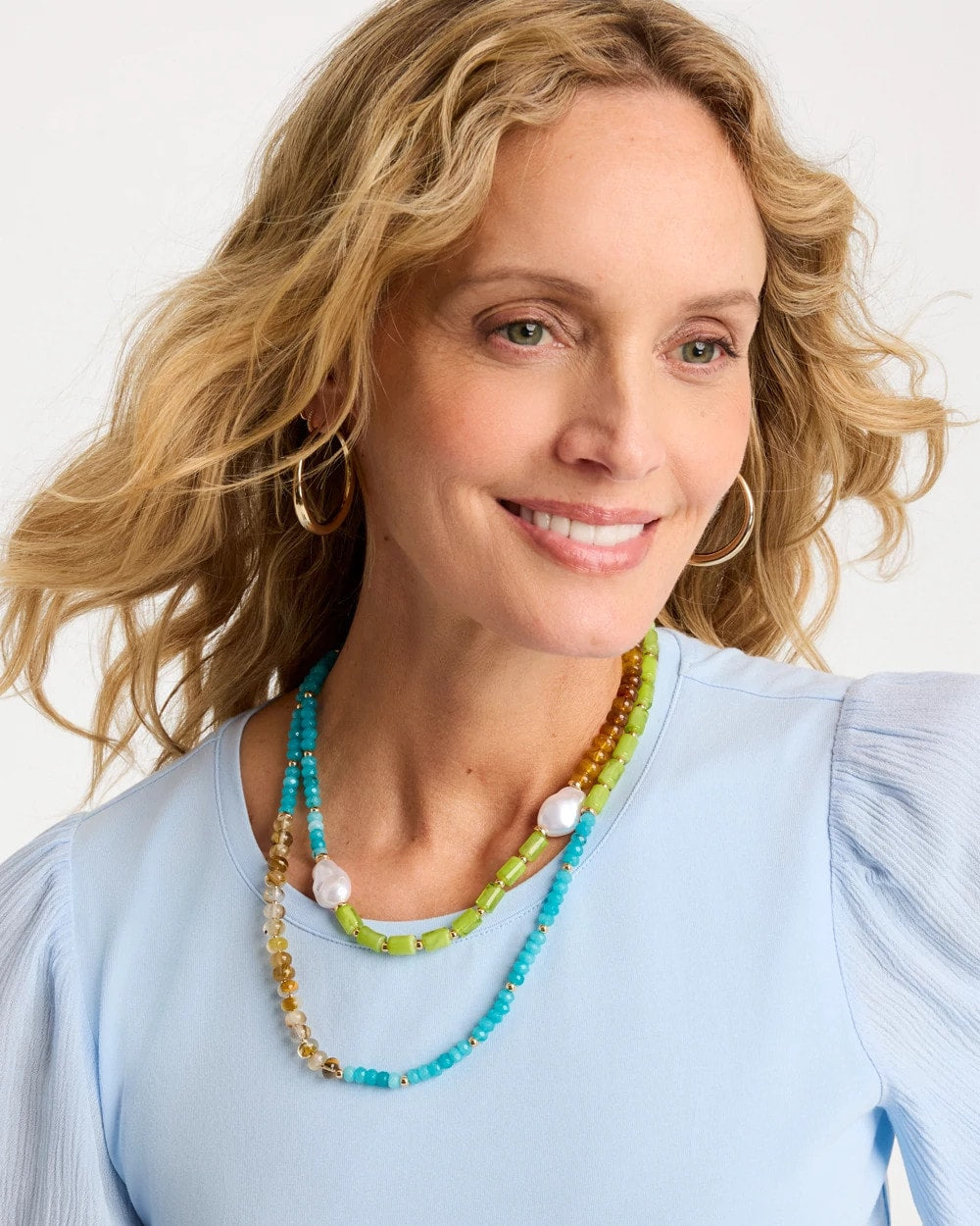 Resin Single-Strand Necklace Multi - Chico's