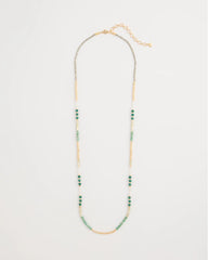 Beaded Long Necklace Green - Chico's