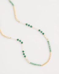 Beaded Long Necklace Green - Chico's
