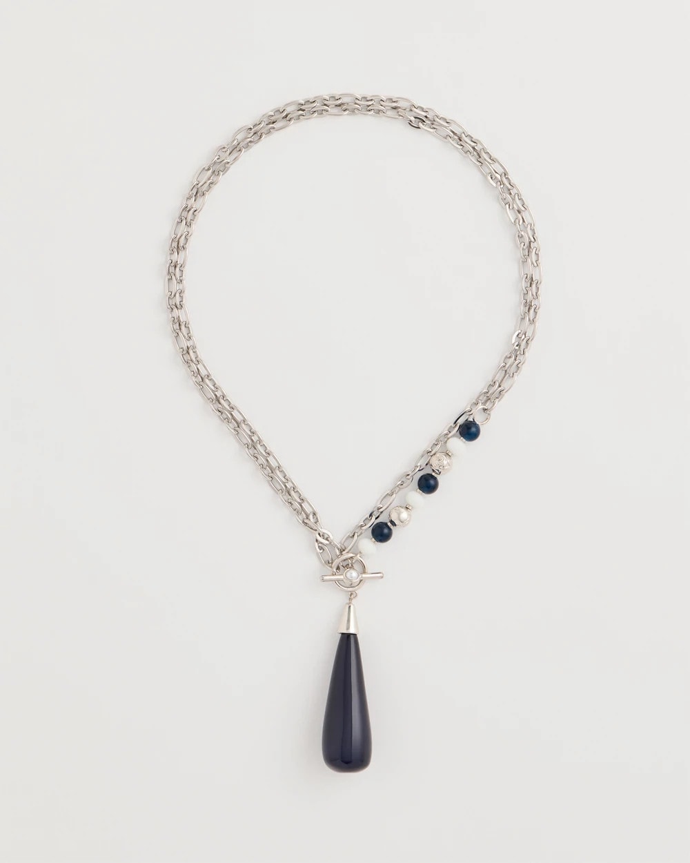 Siren Teardrop Pendant Necklace Blue - Chico's