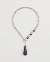 Siren Teardrop Pendant Necklace Blue - Chico's