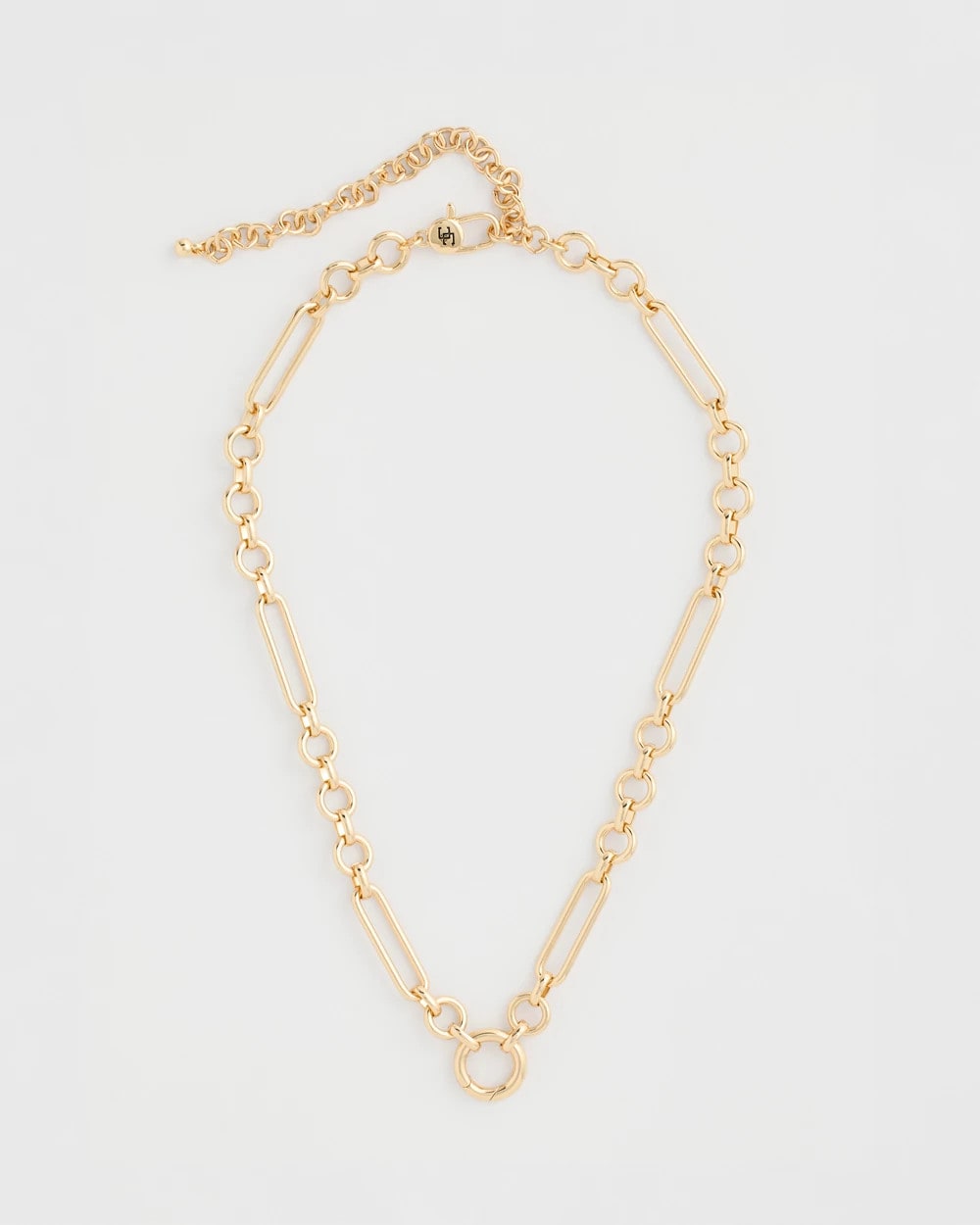 Shiny Goldtone Novelty Charm Necklace Gold - Chico's