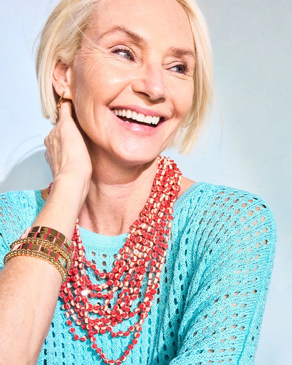 Coral Multi-Strand Necklace Coral - Chico's