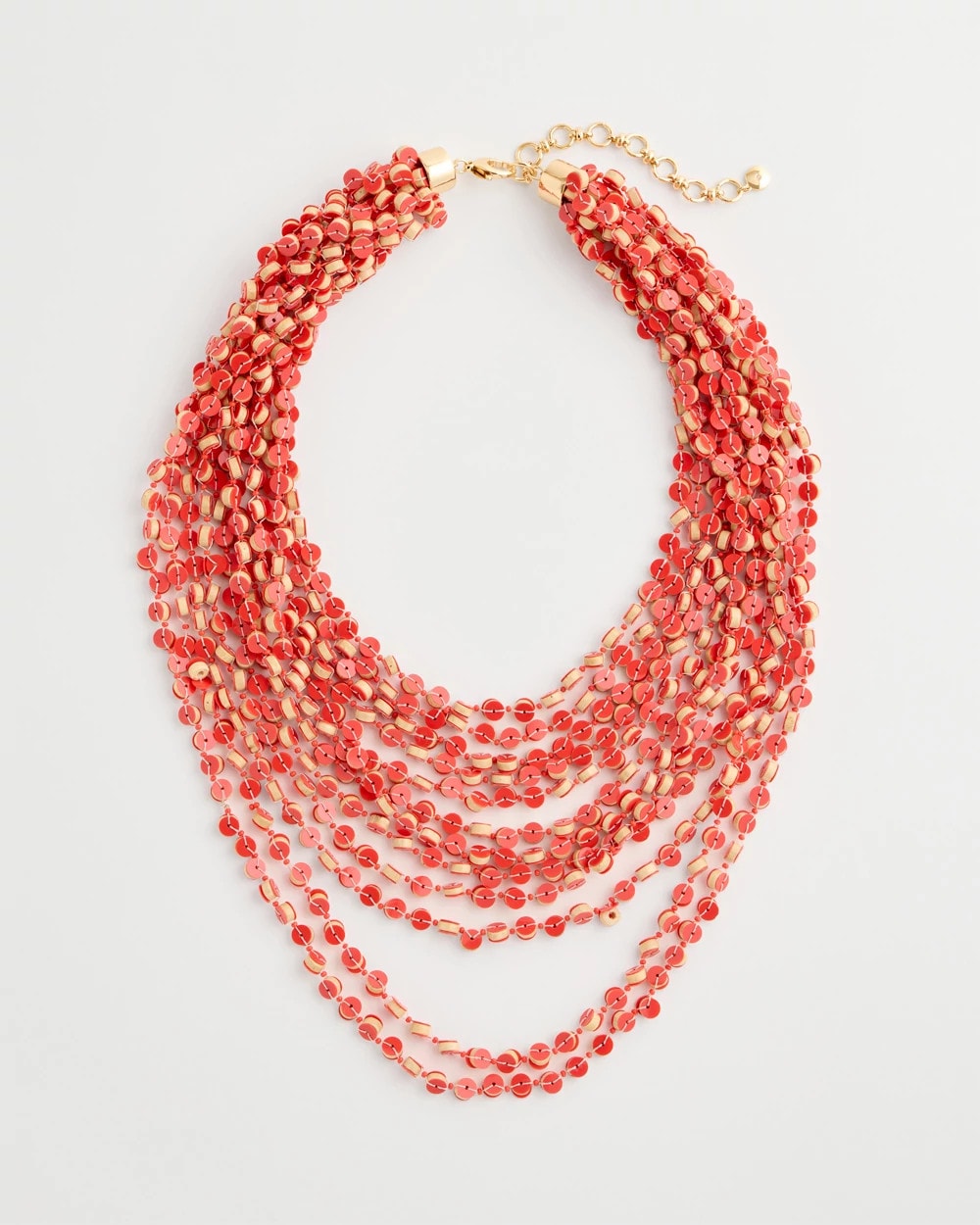 Coral Multi-Strand Necklace Coral - Chico's