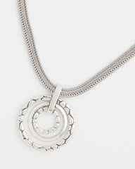 Silver Short Pendant Necklace Silver - Chico's