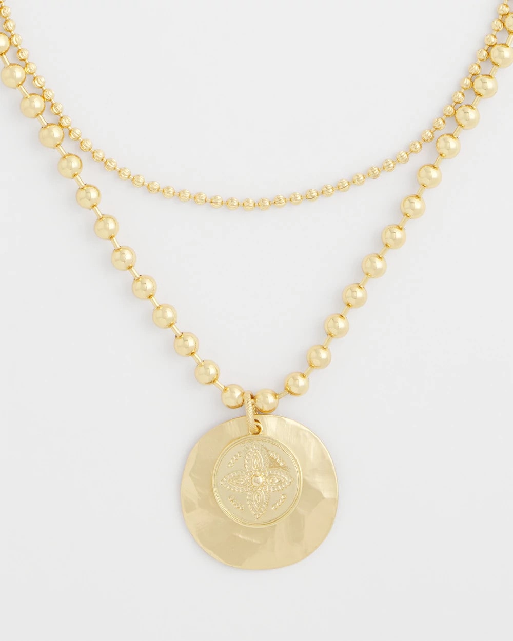 Short Gold Ball Chain Pendant Gold - Chico's