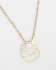 Pearl and Gold Pendant Pearl - Chico's