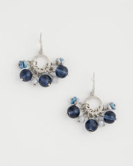 Sodalite Siren Cluster Earrings Blue - Chico's