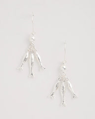 Silvertone Fish Cluster Earrings Silver - Chico's