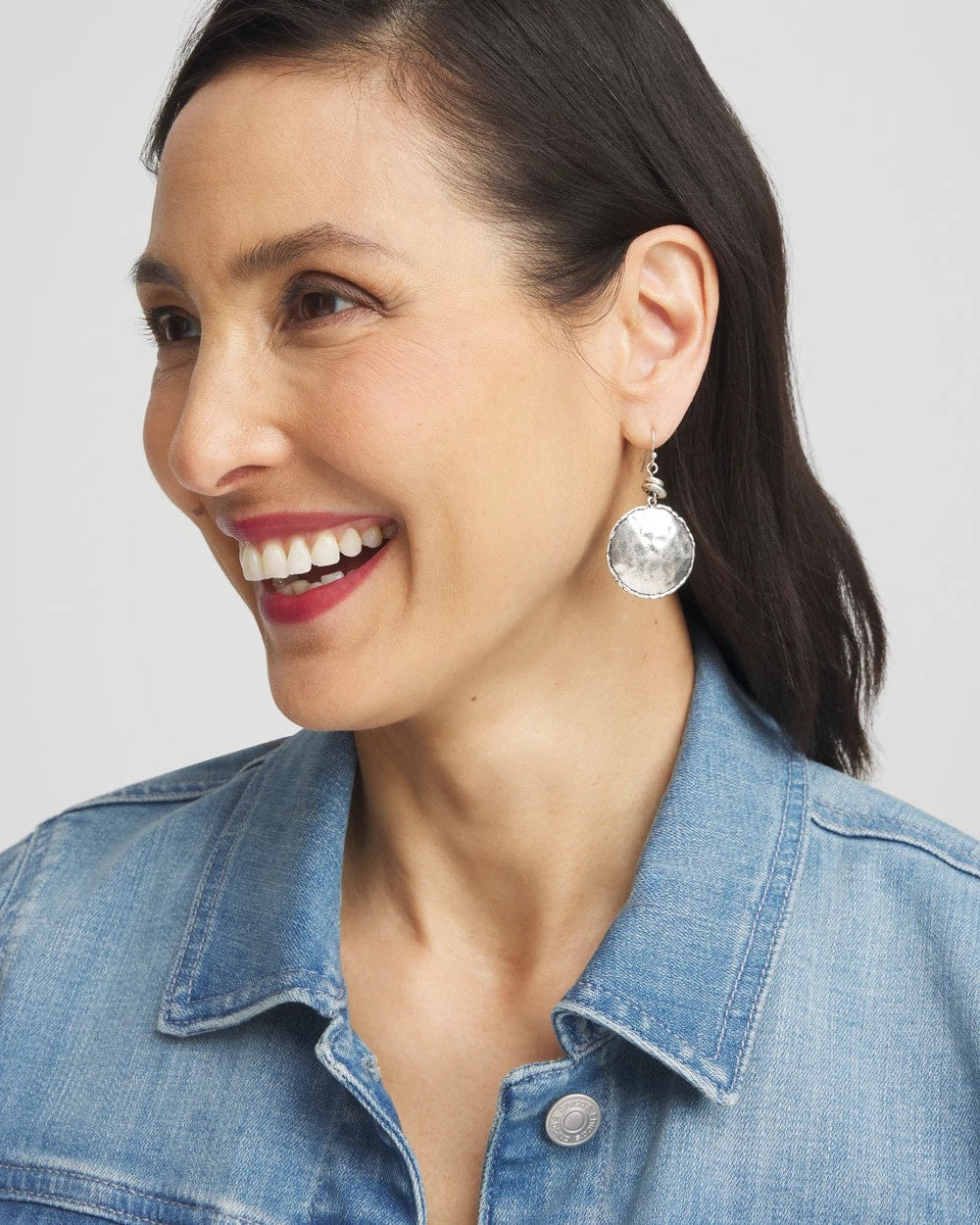 Tayla Drop Silver Earrings Silver - Chico's