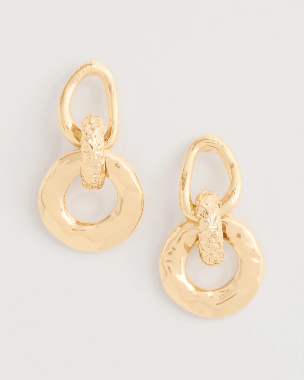 Golden Link Drop Earrings Gold - Chico's
