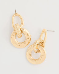 Golden Link Drop Earrings Gold - Chico's