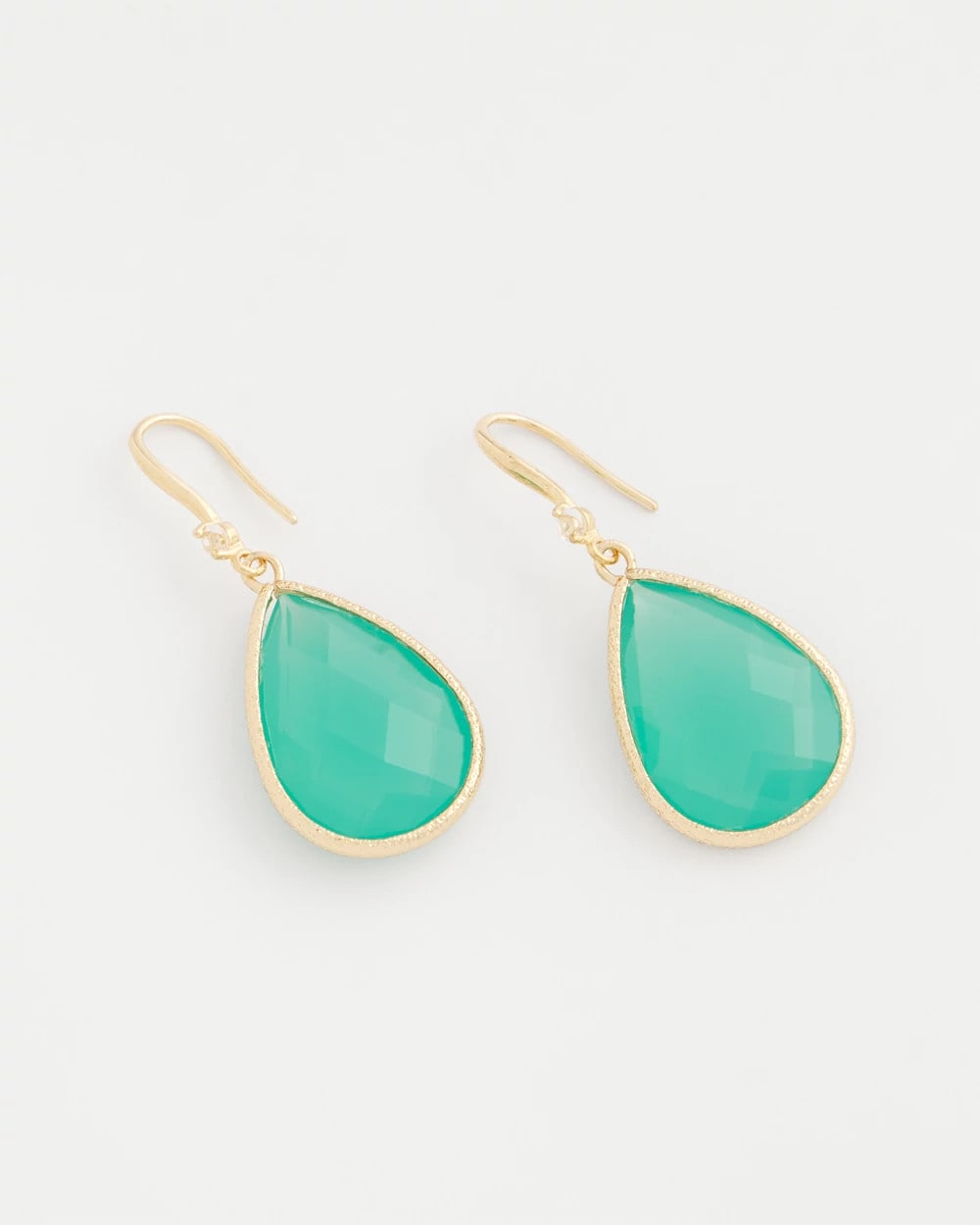 Green Teardrop Fishwire Earrings Green - Chico's
