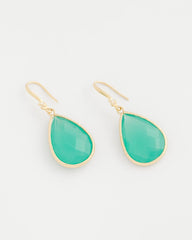 Green Teardrop Fishwire Earrings Green - Chico's
