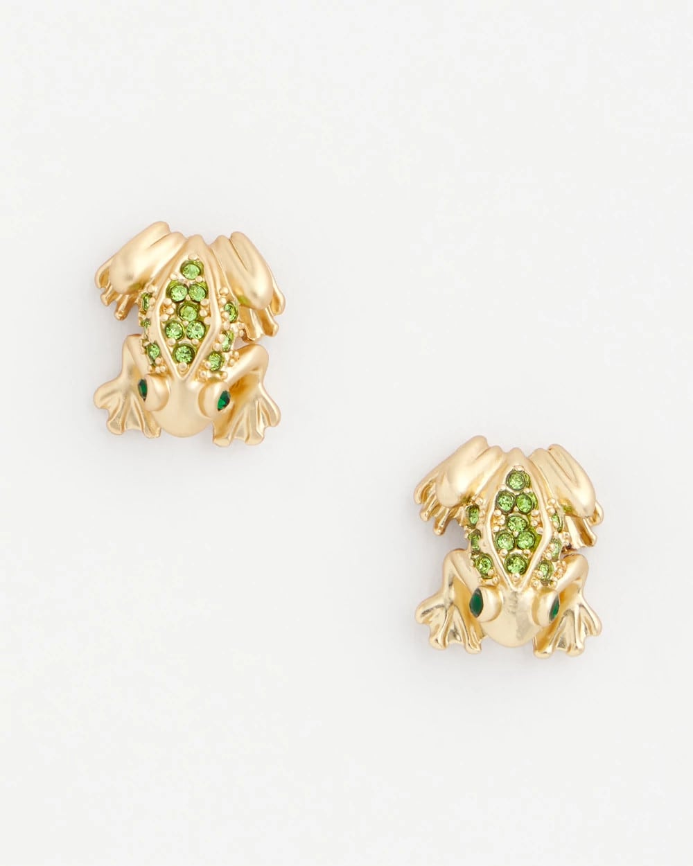 Frog Stud Earrings Gold - Chico's