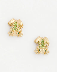 Frog Stud Earrings Gold - Chico's