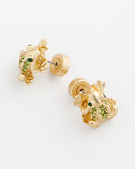 Frog Stud Earrings Gold - Chico's