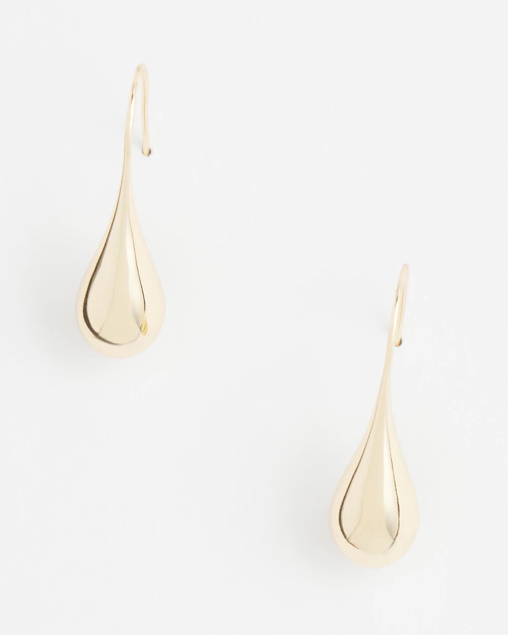 No Droop™ Gold Tone Teardrop Threader Earrings Gold - Chico's