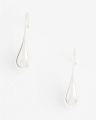 No Droop™ Silver Tone Teardrop Threader Earrings Silver - Chico's