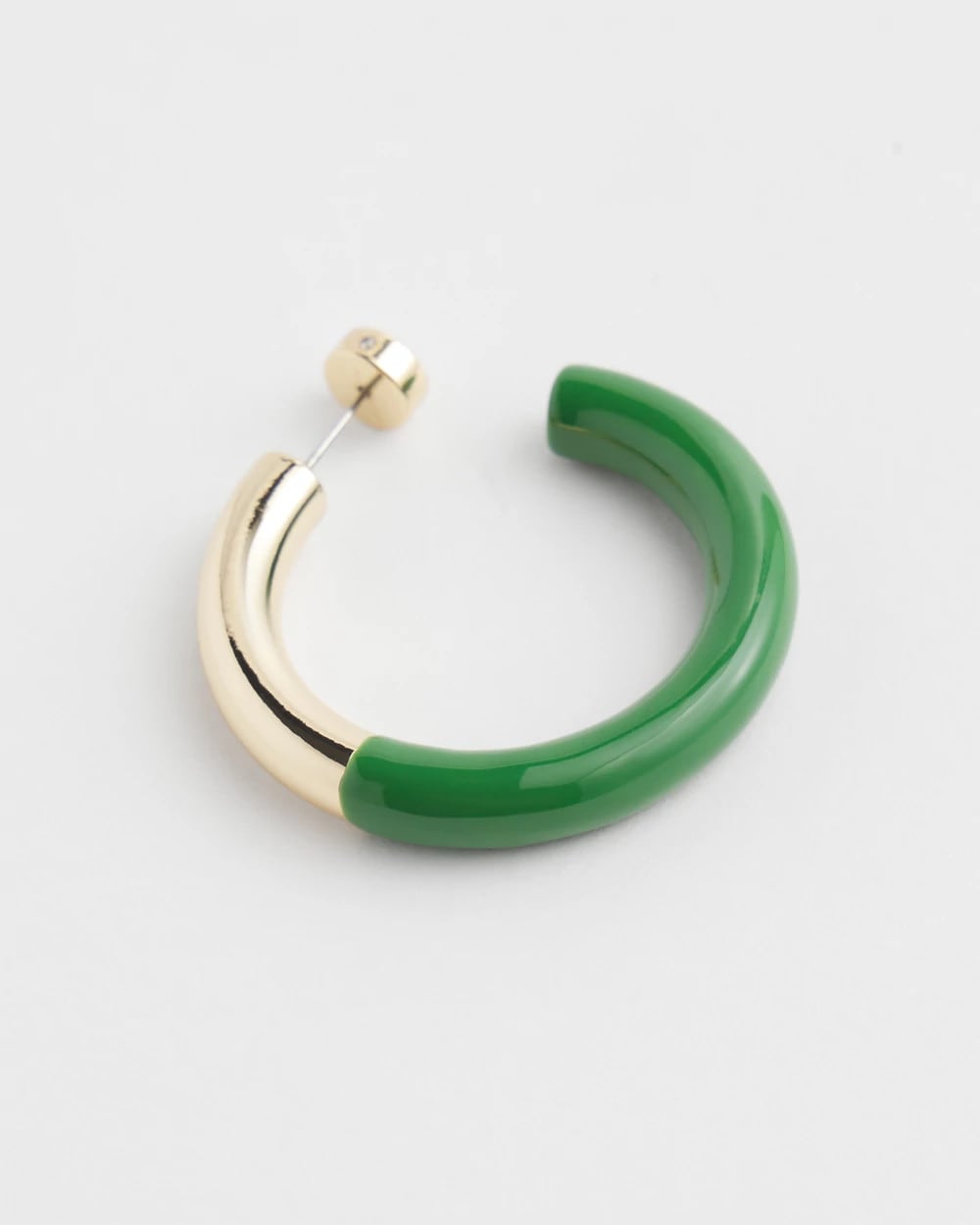 No Droop™ Green Dipped Hoops Verdant Green - Chico's