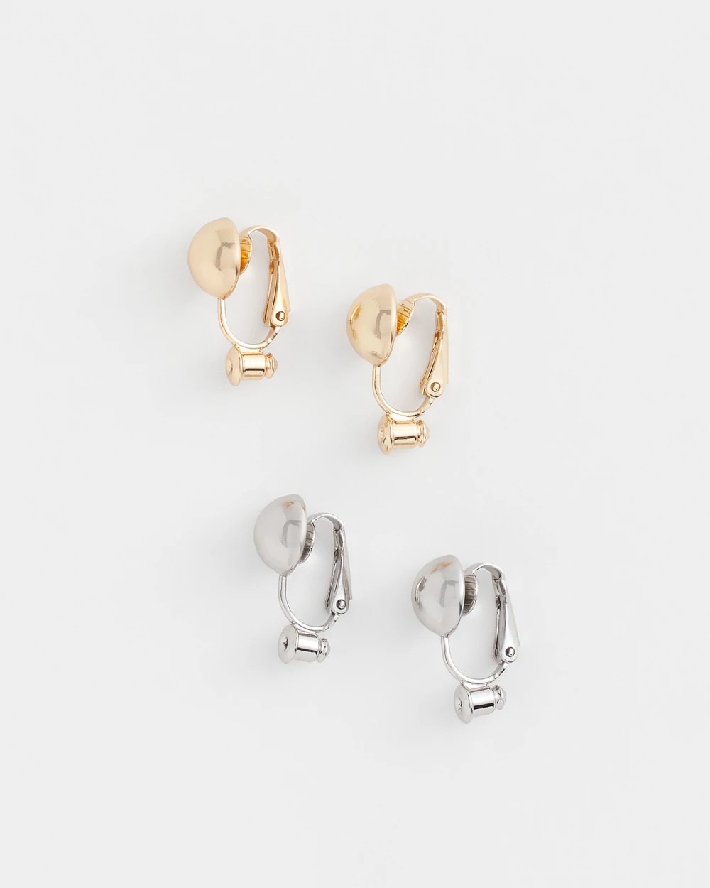 Clip Earring Converters Mixed Metals - Chico's